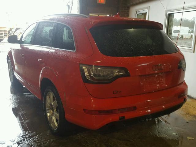 WA1CV74L39D010758 - 2009 AUDI Q7 4.2 QUA RED photo 3