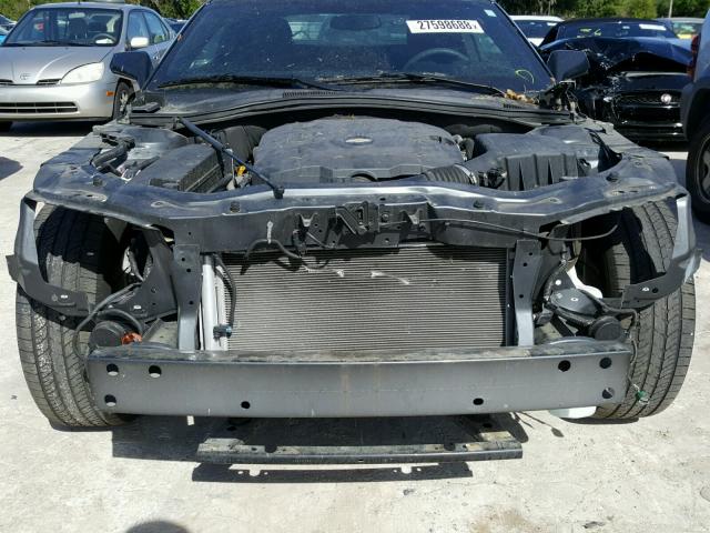 2G1FA1E39D9222900 - 2013 CHEVROLET CAMARO LS BLACK photo 9