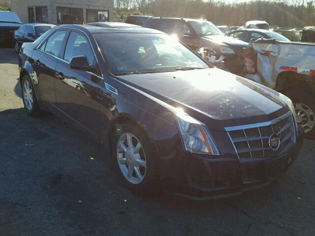 1G6DF577580173785 - 2008 CADILLAC CTS BURGUNDY photo 1