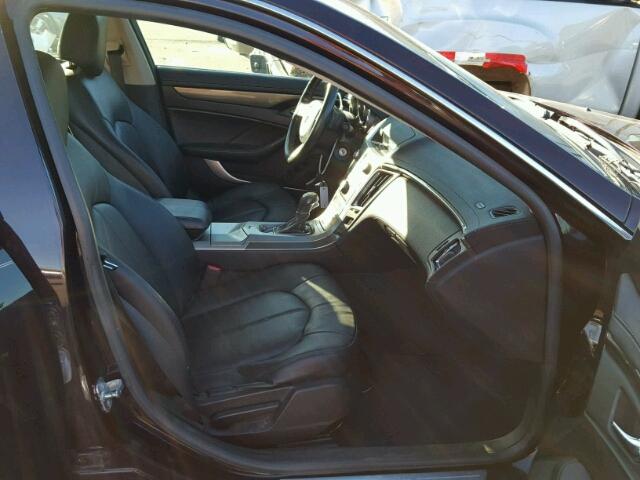 1G6DF577580173785 - 2008 CADILLAC CTS BURGUNDY photo 5