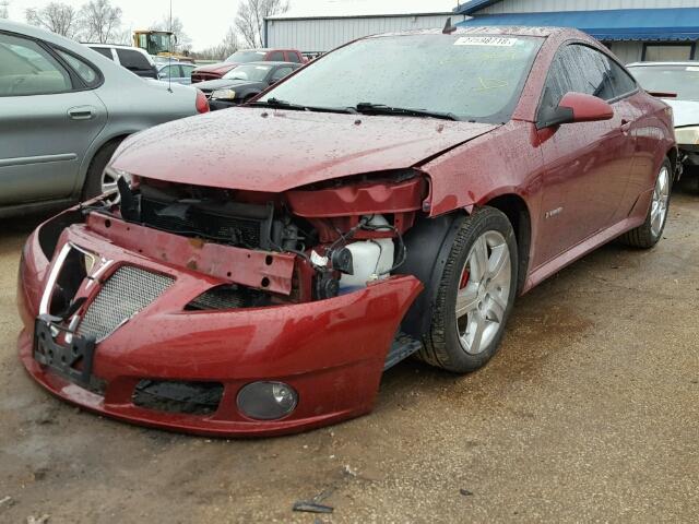 1G2ZM177594208325 - 2009 PONTIAC G6 GXP MAROON photo 2