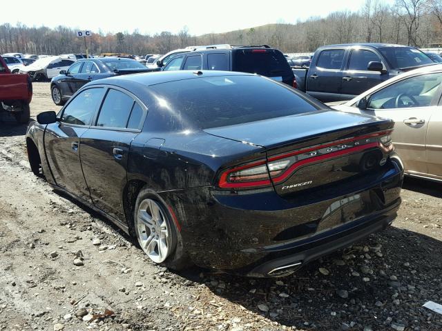 2C3CDXBGXFH735212 - 2015 DODGE CHARGER SE BLACK photo 3