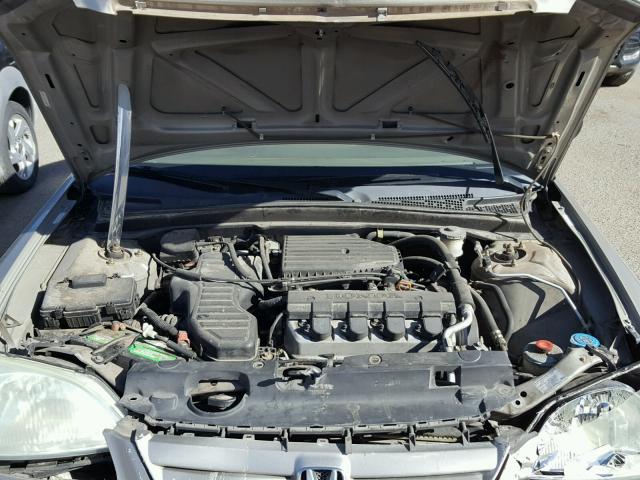 2HGES16523H574089 - 2003 HONDA CIVIC LX GOLD photo 7