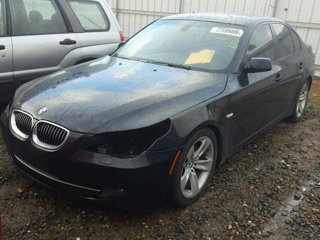 WBANU53518C111372 - 2008 BMW 528 I BLACK photo 2