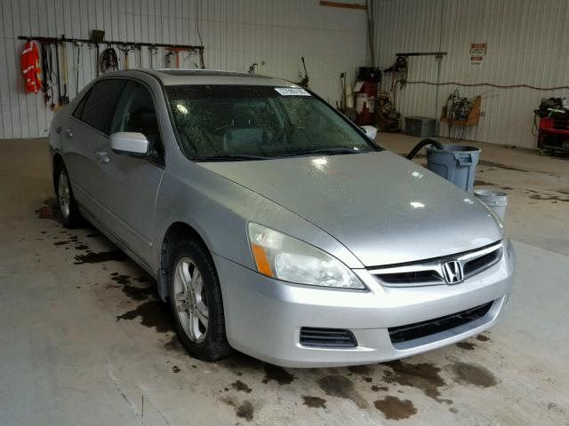 1HGCM56866A134110 - 2006 HONDA ACCORD EX SILVER photo 1