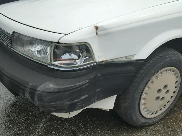 JT2SV21E0K3349363 - 1989 TOYOTA CAMRY DLX WHITE photo 9