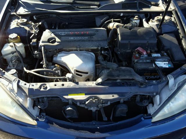 4T1BE32K13U195562 - 2003 TOYOTA CAMRY LE BLUE photo 7