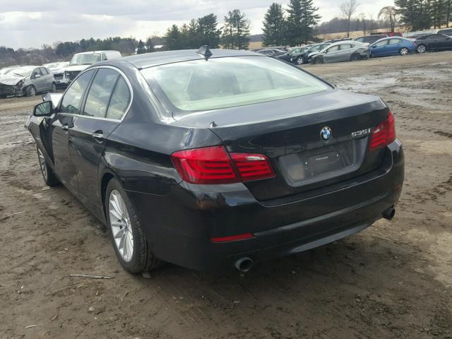 WBAFU7C57BC872236 - 2011 BMW 535 XI Siyah fotoğraf 3