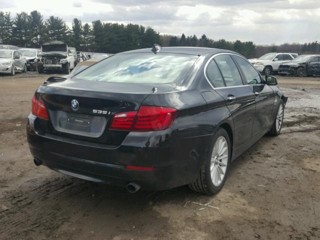 WBAFU7C57BC872236 - 2011 BMW 535 XI BLACK photo 4