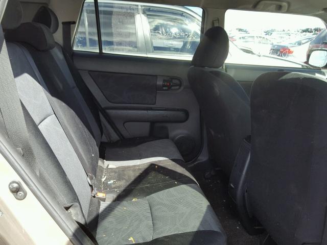 JTLZE4FEXB1118822 - 2011 TOYOTA SCION XB TAN photo 6
