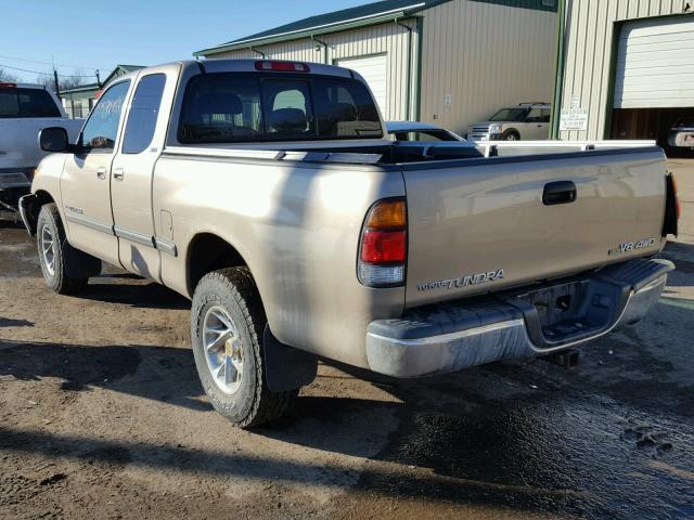 5TBBT44121S152802 - 2001 TOYOTA TUNDRA ACC GOLD photo 3