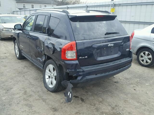 1J4NF1FB5BD226110 - 2011 JEEP COMPASS SP BLUE photo 3