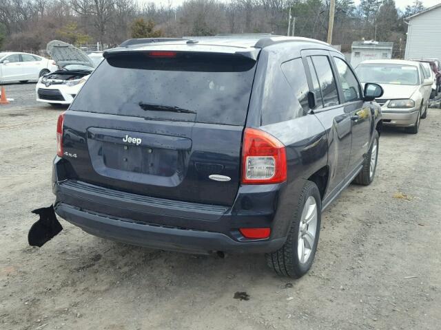 1J4NF1FB5BD226110 - 2011 JEEP COMPASS SP BLUE photo 4