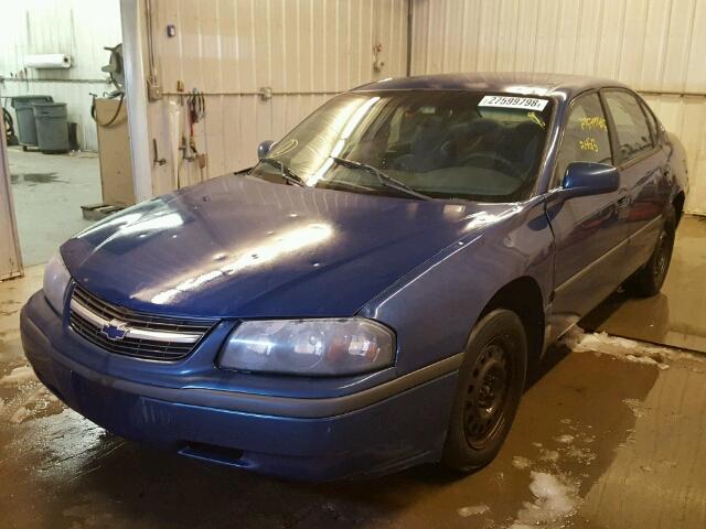 2G1WF52E149159144 - 2004 CHEVROLET IMPALA 蓝色 照片 2