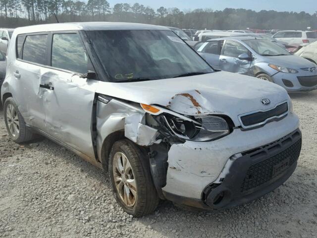 KNDJP3A55E7728407 - 2014 KIA SOUL + SILVER photo 1