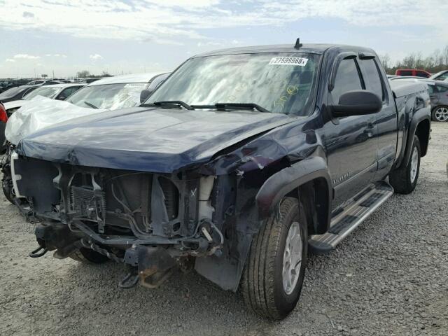 2GCEC19J071569718 - 2007 CHEVROLET SILVERADO BLUE photo 2