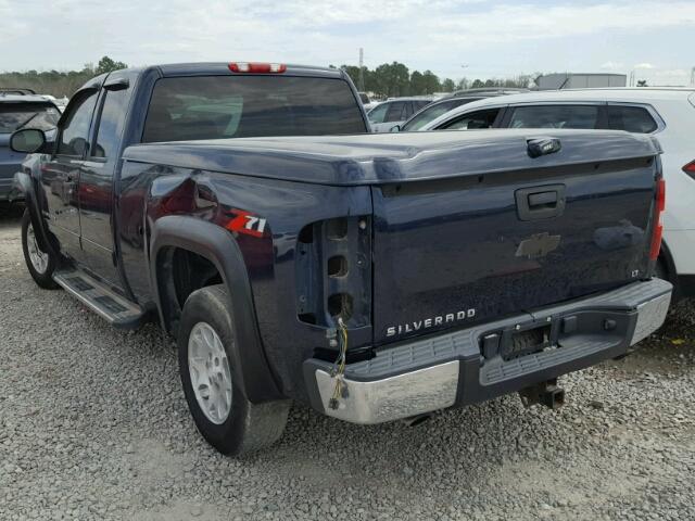 2GCEC19J071569718 - 2007 CHEVROLET SILVERADO BLUE photo 3