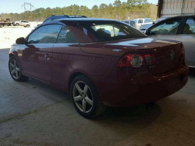 WVWDA71F97V003745 - 2007 VOLKSWAGEN EOS 2.0T S 红色 照片 3