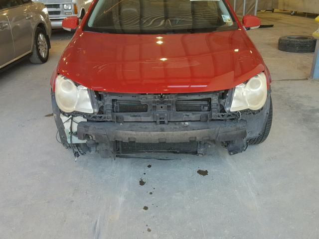 WVWDA71F97V003745 - 2007 VOLKSWAGEN EOS 2.0T S 红色 照片 9