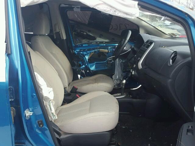 3N1CE2CP7EL352430 - 2014 NISSAN VERSA NOTE BLUE photo 5