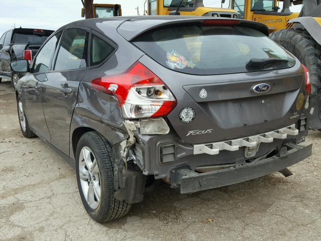 1FADP3K24DL309414 - 2013 FORD FOCUS SE GRAY photo 3