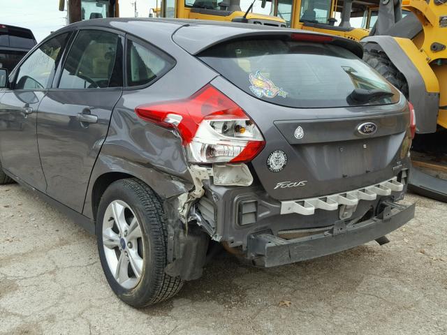 1FADP3K24DL309414 - 2013 FORD FOCUS SE GRAY photo 9
