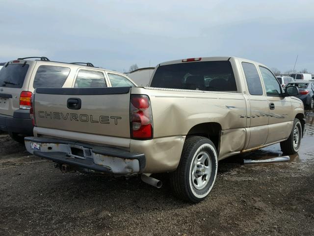 1GCEC19X54Z226765 - 2004 CHEVROLET SILVERADO TAN photo 4