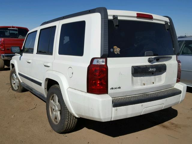 1J8HG48K67C561347 - 2007 JEEP COMMANDER WHITE photo 3