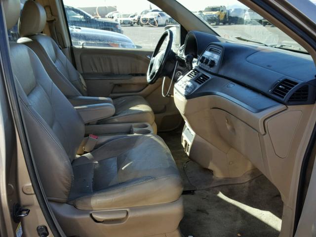 5FNRL38726B459199 - 2006 HONDA ODYSSEY EX GOLD photo 5