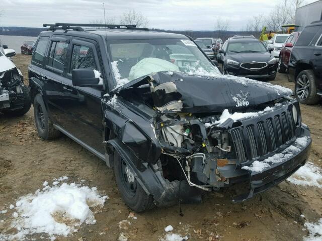 1J4NF2GB3AD611555 - 2010 JEEP PATRIOT SP BLACK photo 1