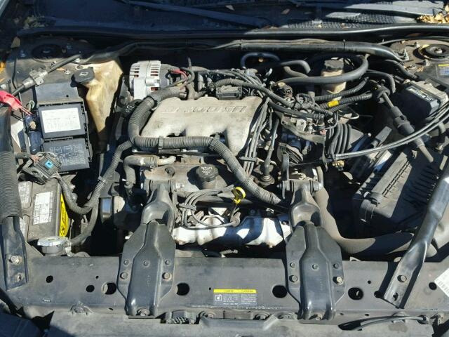 2G1WF52E839249759 - 2003 CHEVROLET IMPALA BLACK photo 7