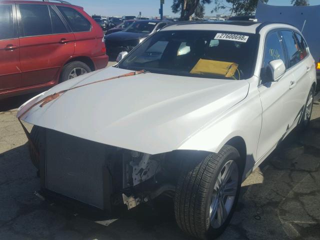 WBA8K3C54HK679421 - 2017 BMW 330 XI WHITE photo 2