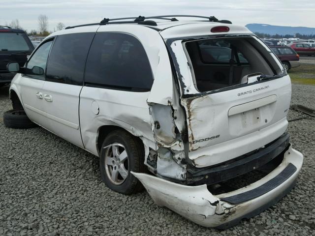 2D8GP44L05R498544 - 2005 DODGE GRAND CARA WHITE photo 3