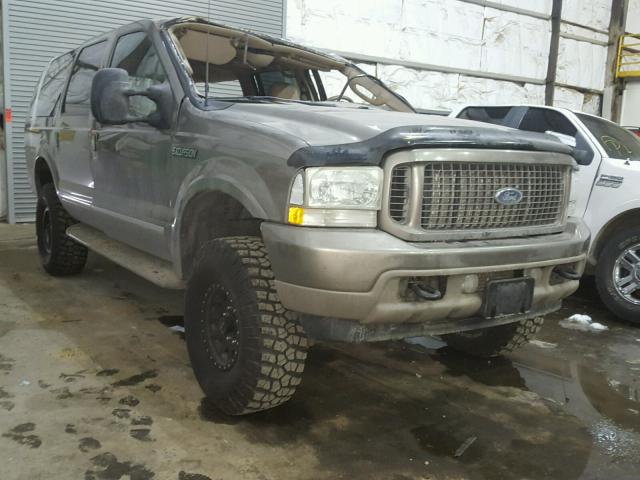 1FMSU43P83EB45366 - 2003 FORD EXCURSION GRAY photo 1