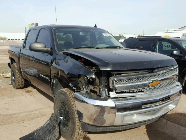 3GCPCREA1DG333322 - 2013 CHEVROLET SILVERADO BLACK photo 1