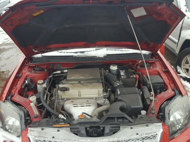 4A32B2FF7AE017082 - 2010 MITSUBISHI GALANT FE RED photo 7