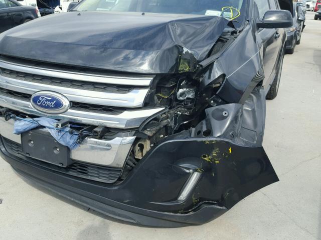 2FMDK4JC5DBB73315 - 2013 FORD EDGE SEL BLACK photo 9