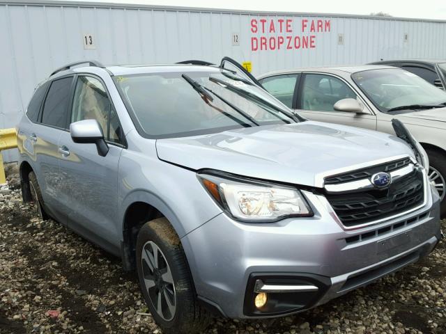 JF2SJAGC0JH506931 - 2018 SUBARU FORESTER 2 SILVER photo 1