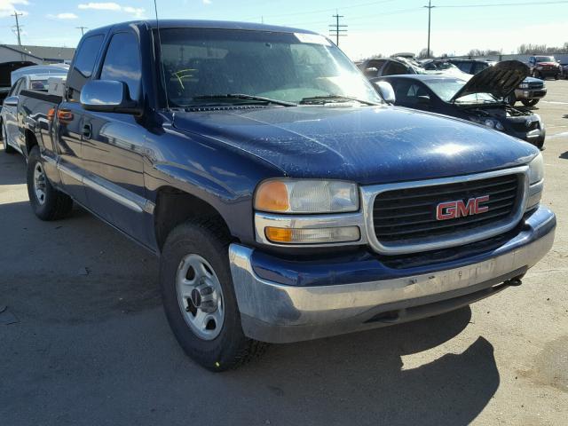 1GTEK19T31E245253 - 2001 GMC NEW SIERRA BLUE photo 1