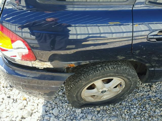 KM8SC73D24U720966 - 2004 HYUNDAI SANTA FE G BLUE photo 9