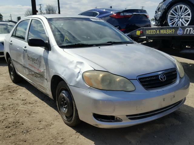 JTDBR32E970101735 - 2007 TOYOTA COROLLA CE SILVER photo 1