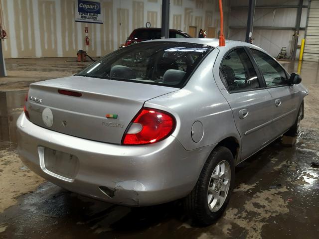 1P3ES46C41D282873 - 2001 PLYMOUTH NEON BASE 银色 照片 4