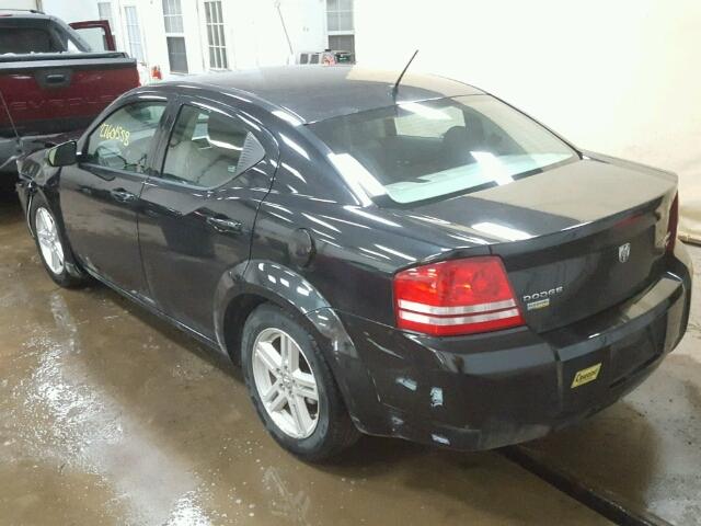 1B3LC56D59N514939 - 2009 DODGE AVENGER SX BLACK photo 3