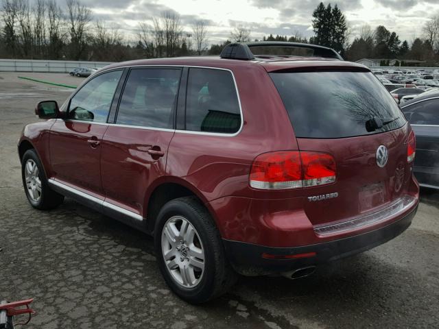 WVGEM77L44D054298 - 2004 VOLKSWAGEN TOUAREG 4. RED photo 3