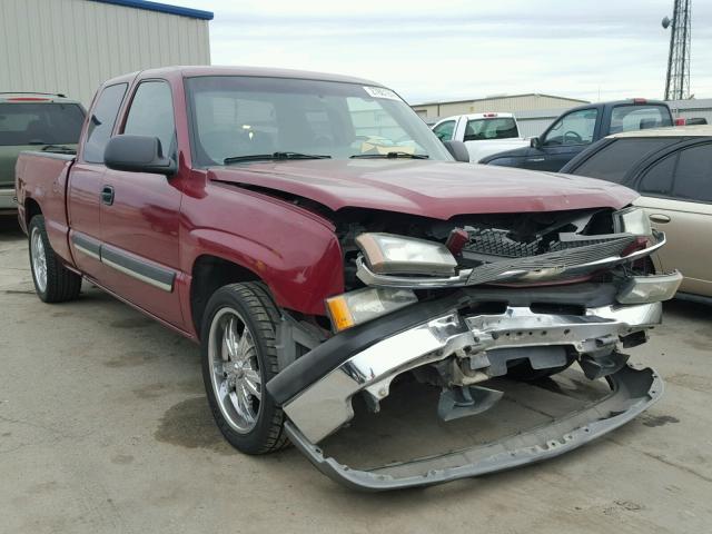 1GCEC19V25Z102565 - 2005 CHEVROLET SILVERADO BURGUNDY photo 1