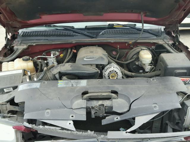 1GCEC19V25Z102565 - 2005 CHEVROLET SILVERADO BURGUNDY photo 7