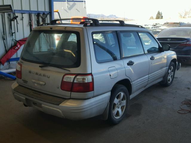 JF1SF65661H760336 - 2001 SUBARU FORESTER S SILVER photo 4