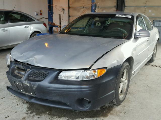 1G2WP52K8XF351252 - 1999 PONTIAC GRAND PRIX SILVER photo 2