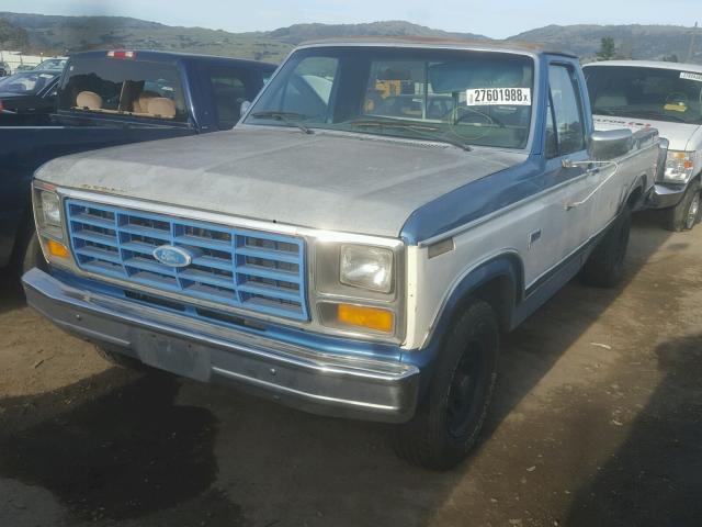 1FTCF10E2CRA16889 - 1982 FORD F100 TWO TONE photo 2
