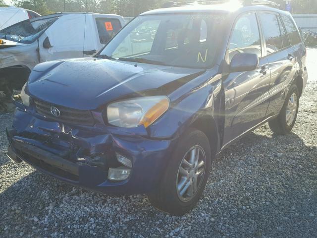 JTEGH20V726008204 - 2002 TOYOTA RAV4 BLUE photo 2